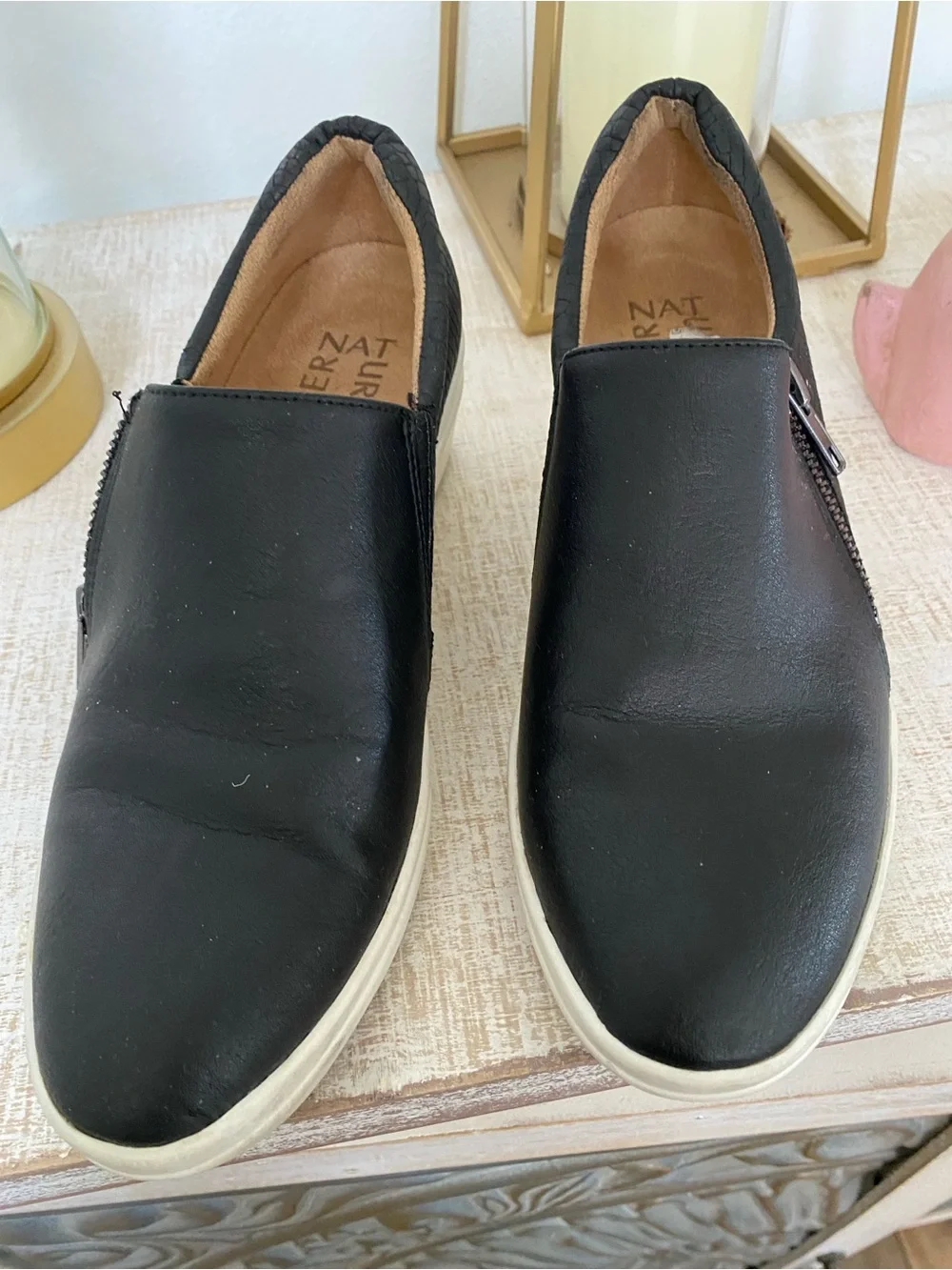 Naturalizers. 6.5. Slip-On Platform Sneakers in Black